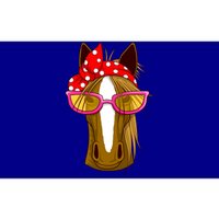 Horse With Bandana Gift Horseback Riding Gift Bumper Sticker