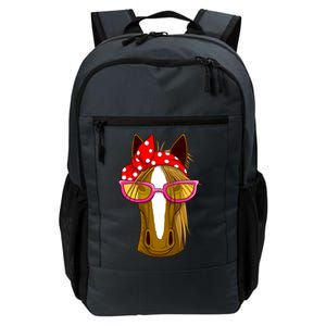 Horse With Bandana Gift Horseback Riding Gift Daily Commute Backpack