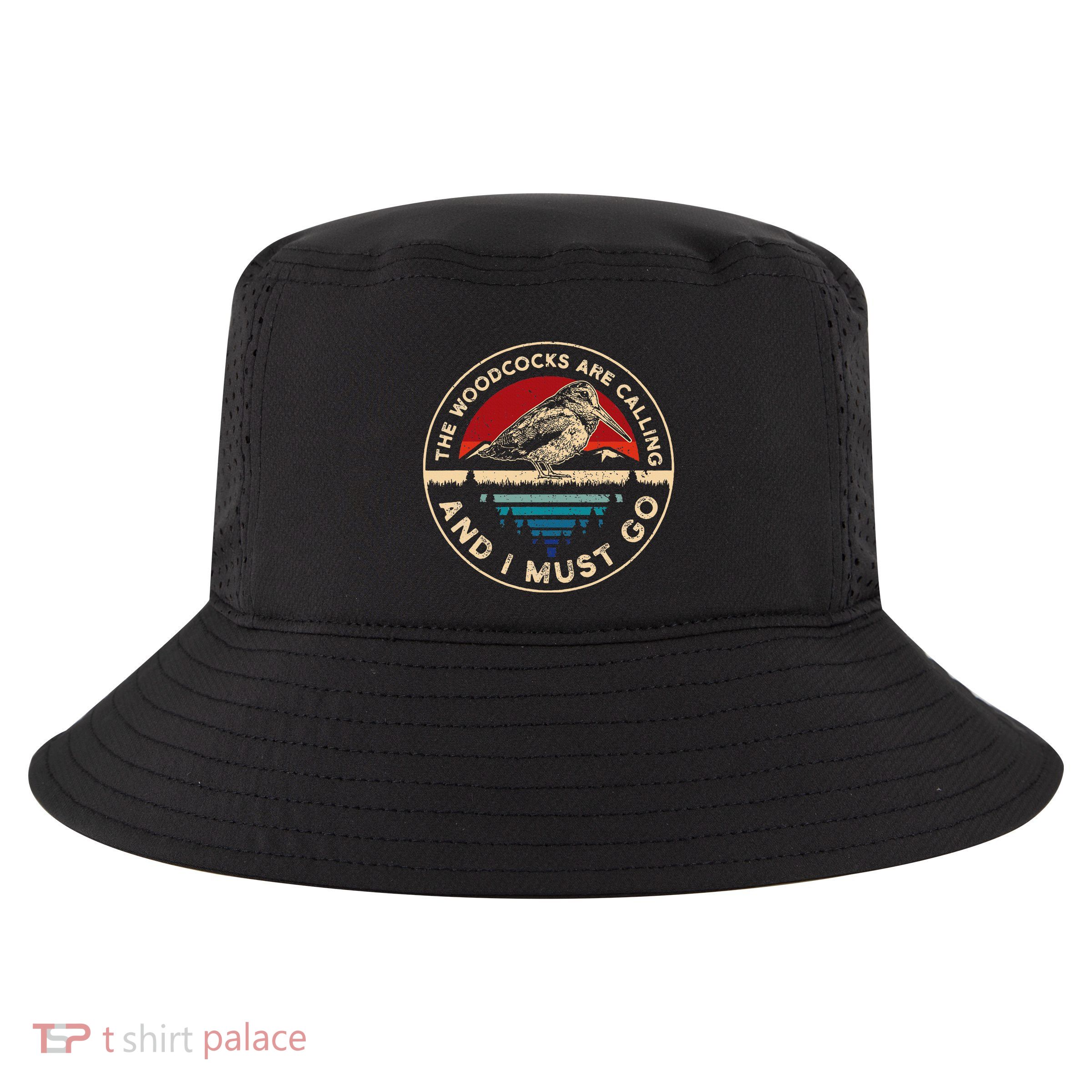 Hunting Woodcock Bird Retro Funny Phone Calls Hunter Cool Comfort Performance Bucket Hat