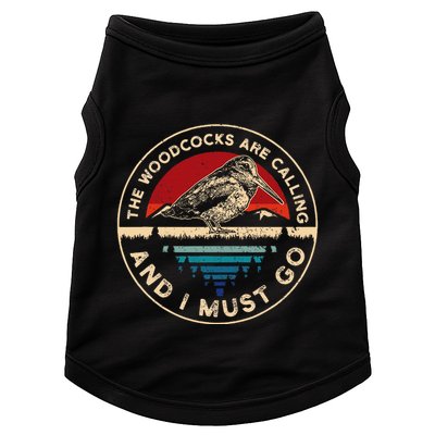 Hunting Woodcock Bird Retro Funny Phone Calls Hunter Doggie Tank