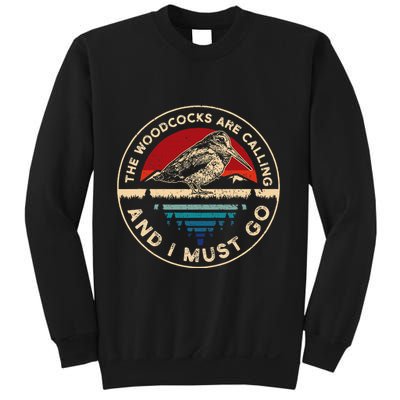 Hunting Woodcock Bird Retro Funny Phone Calls Hunter Sweatshirt