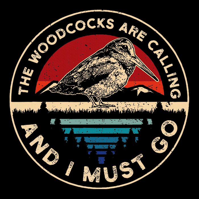 Hunting Woodcock Bird Retro Funny Phone Calls Hunter 7-Panel Snapback Hat