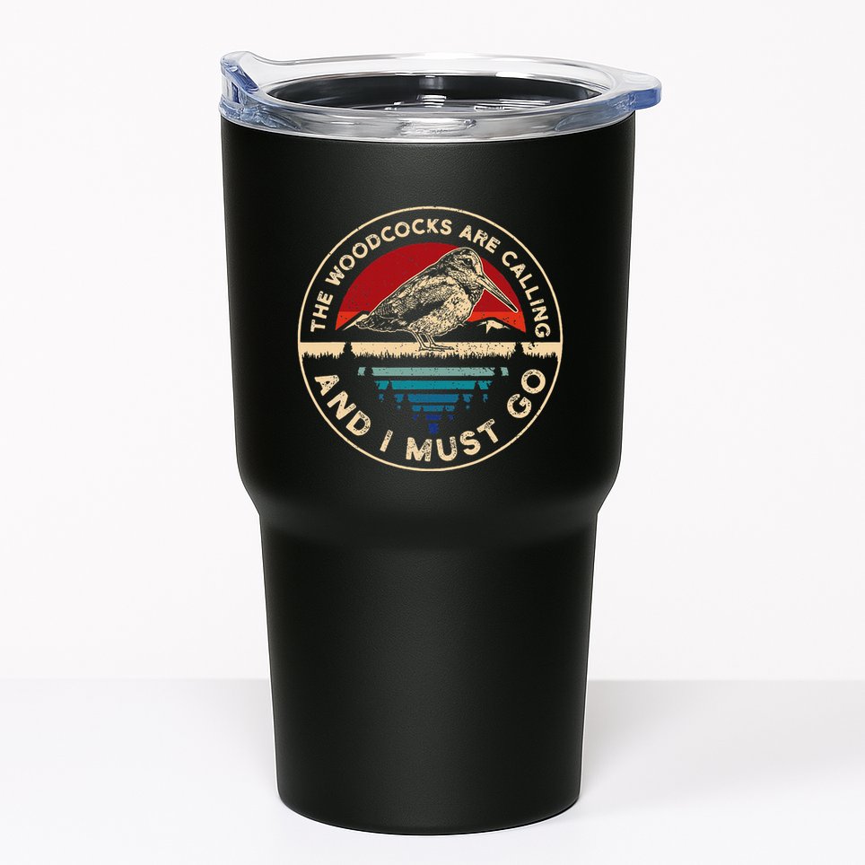 Hunting Woodcock Bird Retro Funny Phone Calls Hunter Tumbler