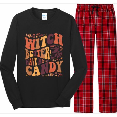 Halloween Witch Better Have My Candy Gift Long Sleeve Pajama Set