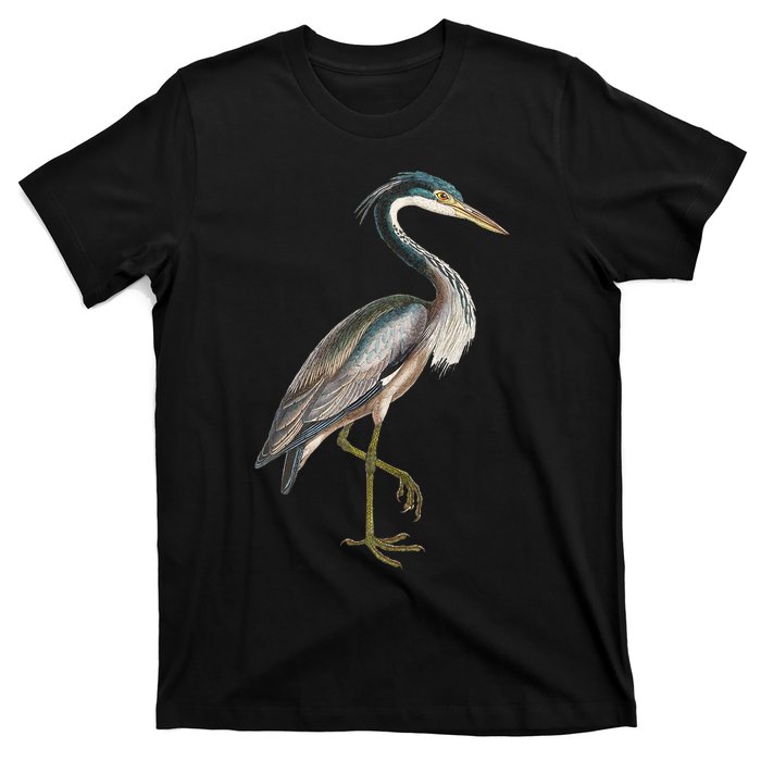 Heron Water Bird Lover Blue Heron Coastal Birds T-Shirt