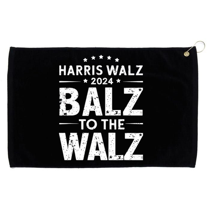 Harris Walz Balz To Walz 2024 Presidential Election Funny Grommeted Golf Towel