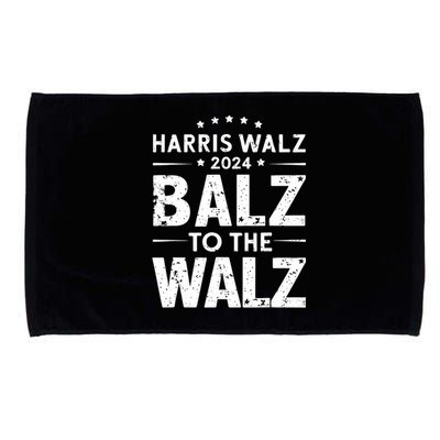 Harris Walz Balz To Walz 2024 Presidential Election Funny Microfiber Hand Towel