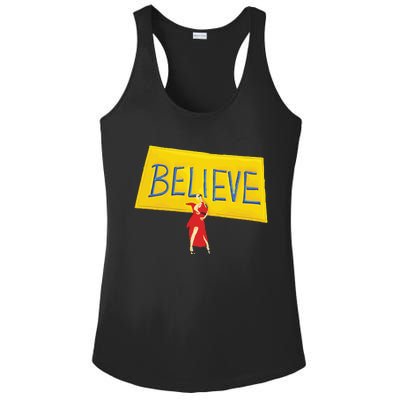 Hannah Waddingham Believe Ladies PosiCharge Competitor Racerback Tank