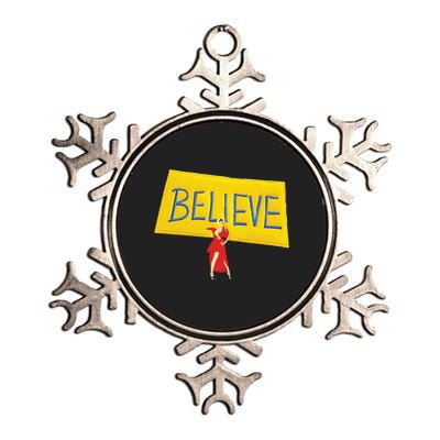 Hannah Waddingham Believe Metallic Star Ornament