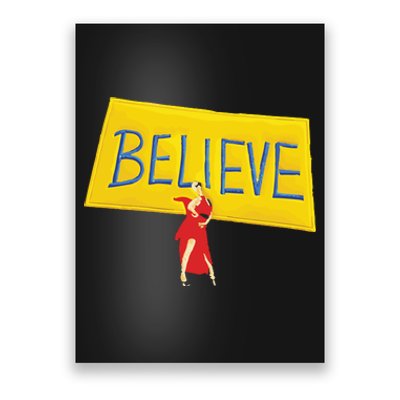 Hannah Waddingham Believe Poster