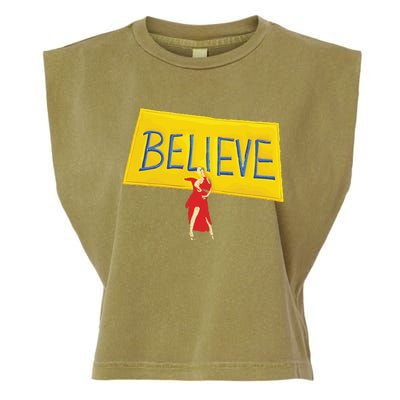 Hannah Waddingham Believe Garment-Dyed Women's Muscle Tee