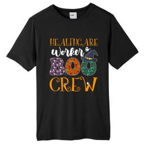 Healthcare Worker Boo Crew Nurse Halloween Ghost Costume Cute Gift Tall Fusion ChromaSoft Performance T-Shirt