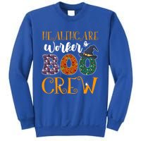 Healthcare Worker Boo Crew Nurse Halloween Ghost Costume Cute Gift Sweatshirt