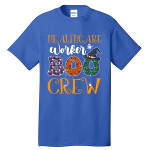 Healthcare Worker Boo Crew Nurse Halloween Ghost Costume Cute Gift Tall T-Shirt