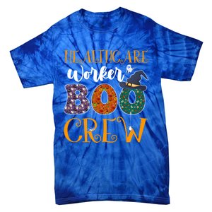 Healthcare Worker Boo Crew Nurse Halloween Ghost Costume Cute Gift Tie-Dye T-Shirt