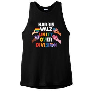 Harris Walz Bridging AmericaS Divide Ladies PosiCharge Tri-Blend Wicking Tank