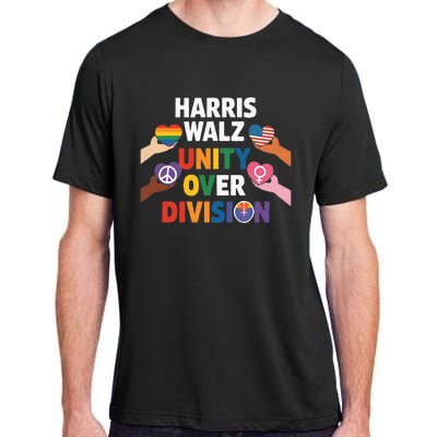 Harris Walz Bridging AmericaS Divide Adult ChromaSoft Performance T-Shirt