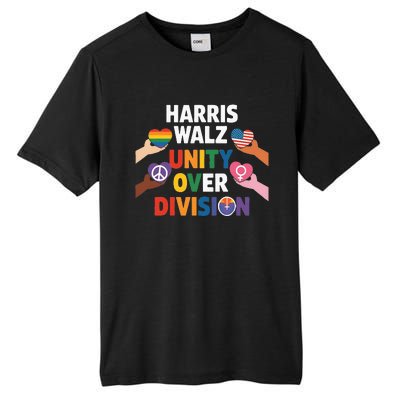 Harris Walz Bridging AmericaS Divide Tall Fusion ChromaSoft Performance T-Shirt