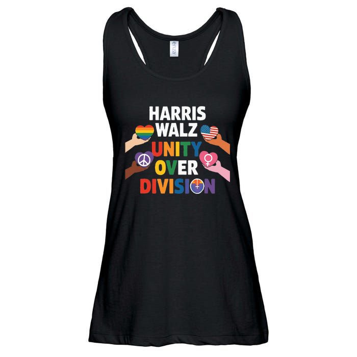 Harris Walz Bridging AmericaS Divide Ladies Essential Flowy Tank