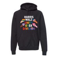 Harris Walz Bridging AmericaS Divide Premium Hoodie