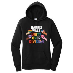 Harris Walz Bridging AmericaS Divide Women's Pullover Hoodie