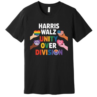 Harris Walz Bridging AmericaS Divide Premium T-Shirt