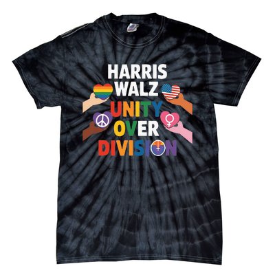 Harris Walz Bridging AmericaS Divide Tie-Dye T-Shirt