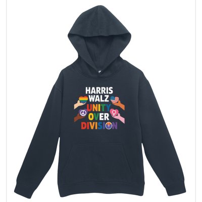 Harris Walz Bridging AmericaS Divide Urban Pullover Hoodie