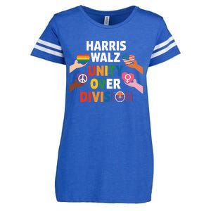 Harris Walz Bridging AmericaS Divide Enza Ladies Jersey Football T-Shirt