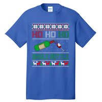 Ho Whole Bottle Funny Wine Ugly Christmas Gift Tall T-Shirt