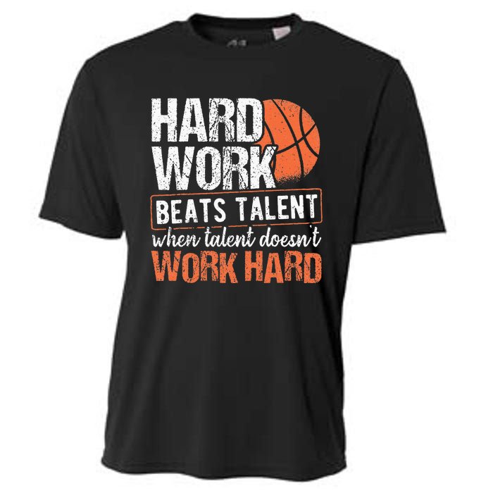 Hard Work Beats Talent When Talent Doesnt Work Hard Cooling Performance Crew T-Shirt