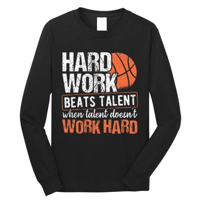 Hard Work Beats Talent When Talent Doesnt Work Hard Long Sleeve Shirt