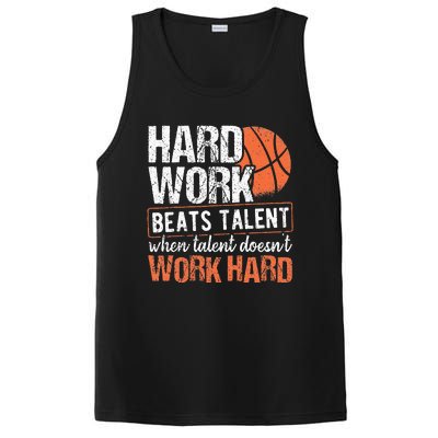 Hard Work Beats Talent When Talent Doesnt Work Hard PosiCharge Competitor Tank