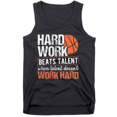 Hard Work Beats Talent When Talent Doesnt Work Hard Tank Top