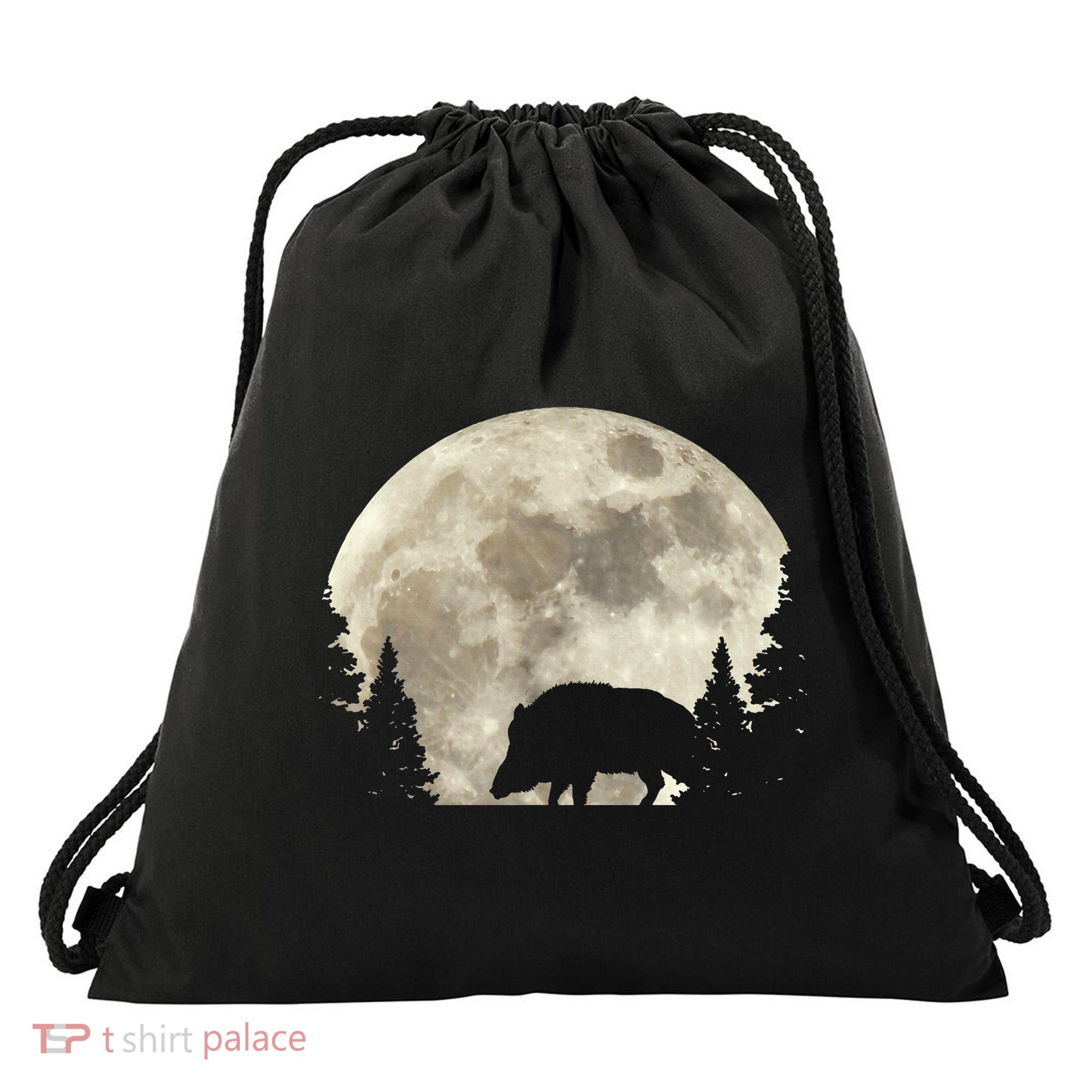Hunter Wild Boar Keiler Wildsau Hunting Hunter Drawstring Bag
