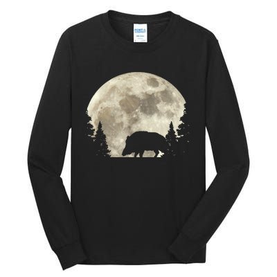 Hunter Wild Boar Keiler Wildsau Hunting Hunter Tall Long Sleeve T-Shirt