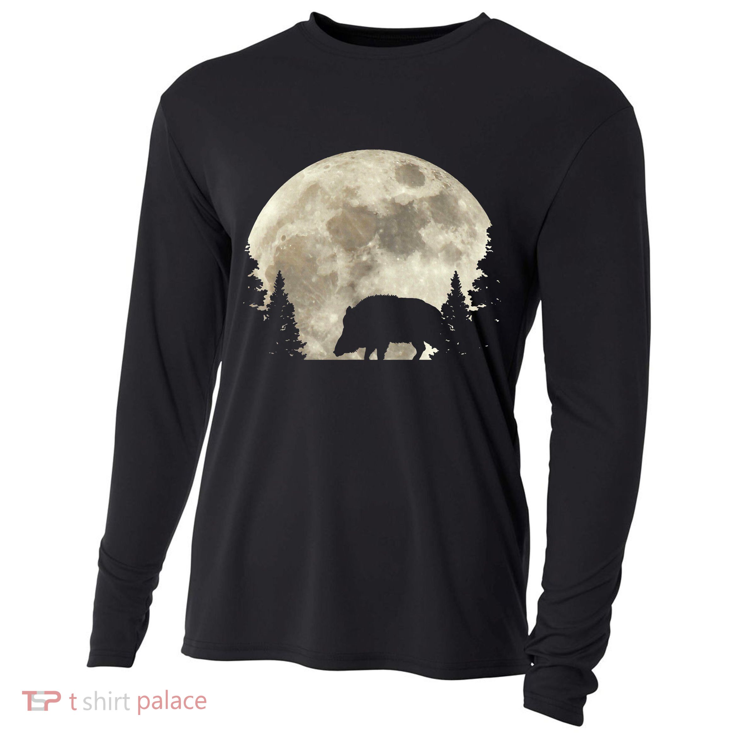 Hunter Wild Boar Keiler Wildsau Hunting Hunter Cooling Performance Long Sleeve Crew