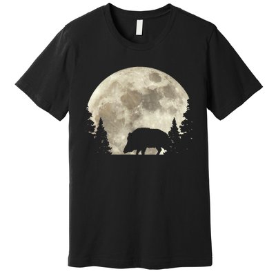 Hunter Wild Boar Keiler Wildsau Hunting Hunter Premium T-Shirt