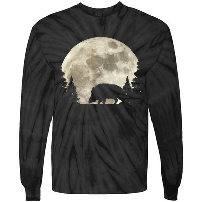 Hunter Wild Boar Keiler Wildsau Hunting Hunter Tie-Dye Long Sleeve Shirt