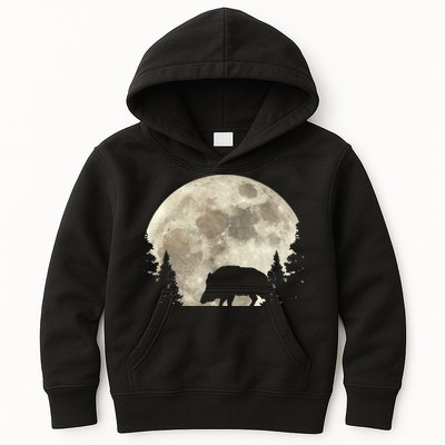 Hunter Wild Boar Keiler Wildsau Hunting Hunter Kids Hoodie