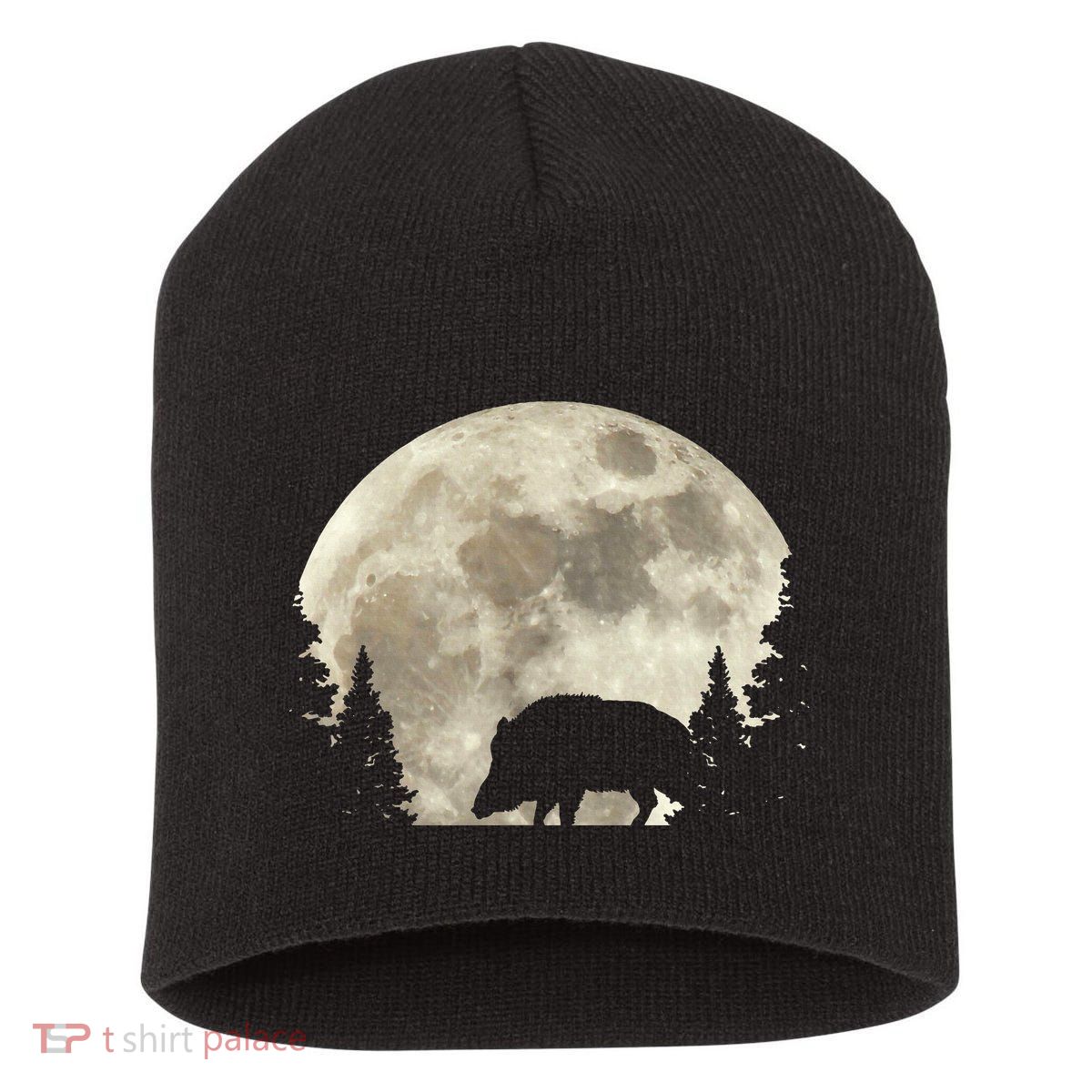 Hunter Wild Boar Keiler Wildsau Hunting Hunter Short Acrylic Beanie