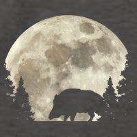 Hunter Wild Boar Keiler Wildsau Hunting Hunter Vector Backpack
