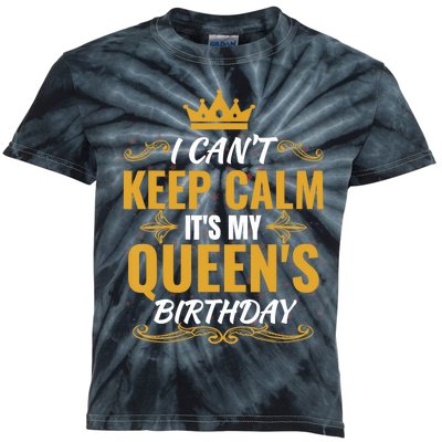 husband wife birthday Gift It's my Queen's Birthday Kids Tie-Dye T-Shirt