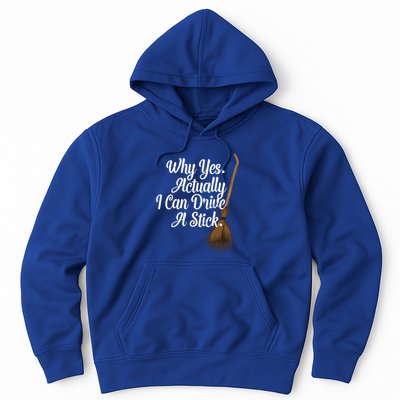 Halloween Witch Broom Why Yes Actually I Can Drive A Stick Gift Hoodie