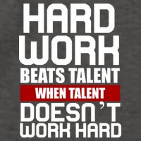 Hard Work Beats Talent When Talent Doesn't Work Hard Vector Backpack