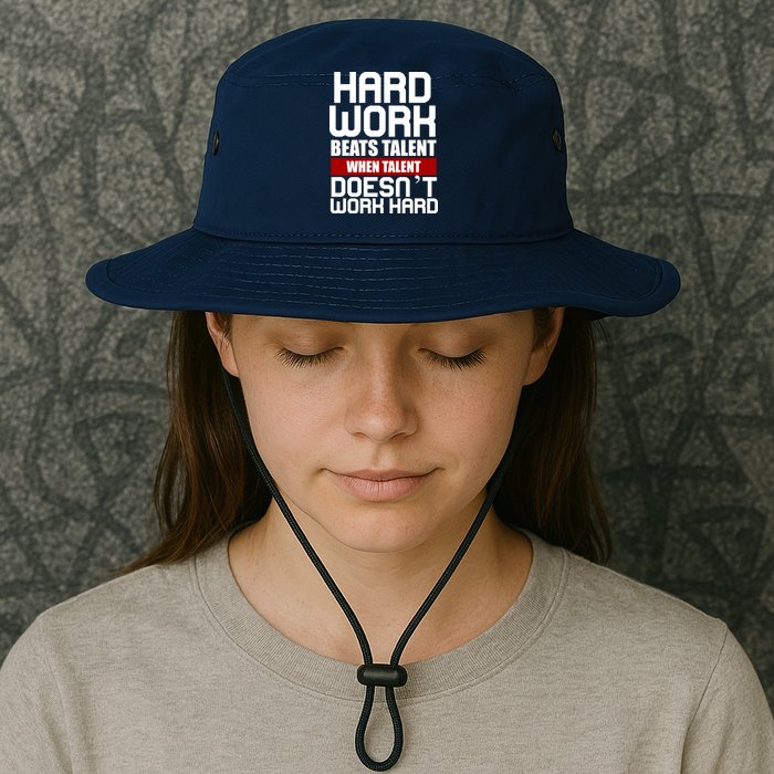 Hard Work Beats Talent When Talent Doesn't Work Hard Bucket Hat