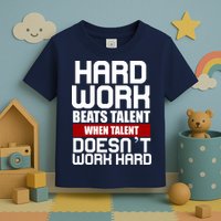 Hard Work Beats Talent When Talent Doesn't Work Hard Toddler T-Shirt