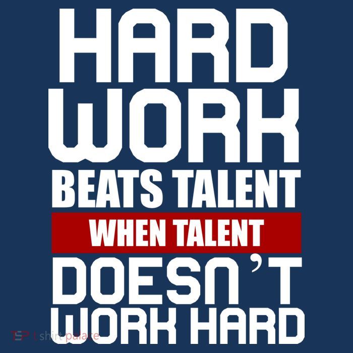 Hard Work Beats Talent When Talent Doesn't Work Hard Kids T-Shirt