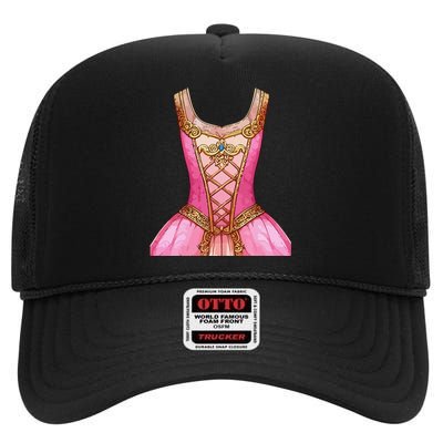 Halloween Women Beautiful Dress Princess High Crown Mesh Back Trucker Hat