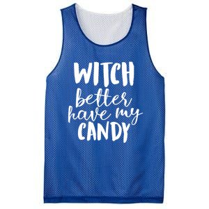 Halloween Witch Better Have My Candy Abh048 Gift Mesh Reversible Basketball Jersey Tank